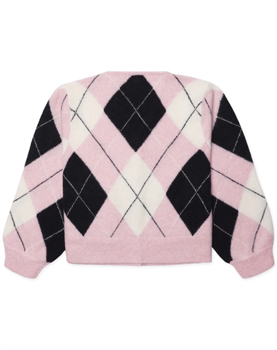 Woodbird - WBFen Argyle Cardigan - Dusty Violet-Navy